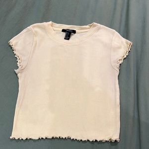 Forever 21 yellow Crop Top